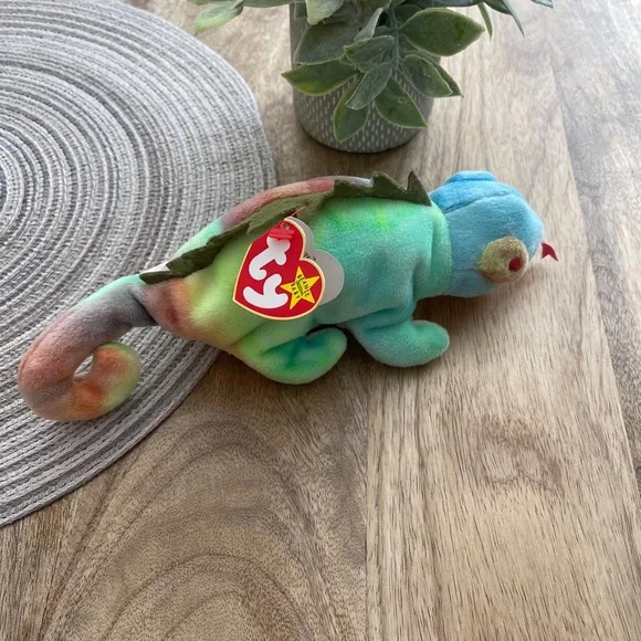 Ty Beanie Baby Iggy the iguana - Picture 1 of 8